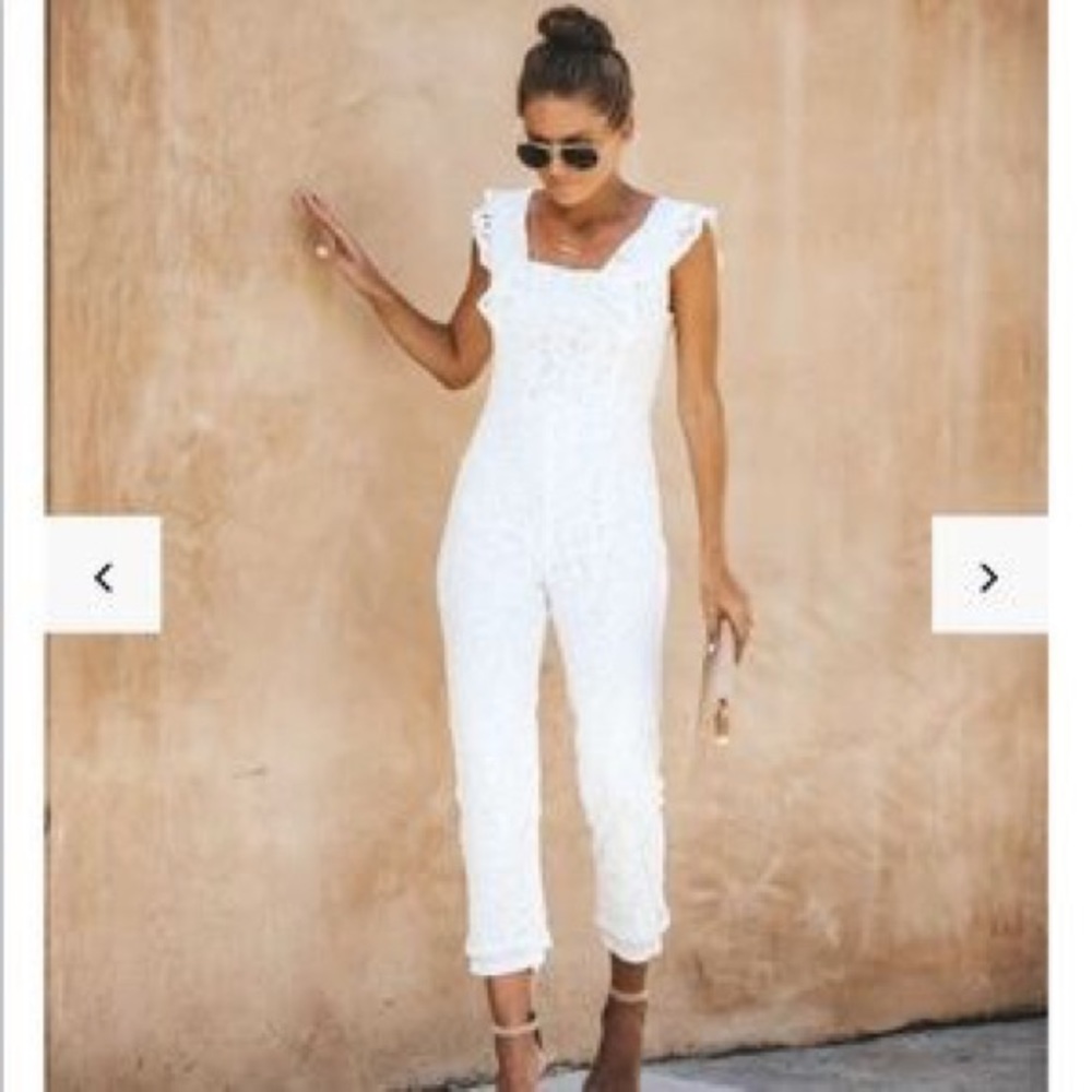 Vici Dolls - Walk the Aisle Jumpsuit NWT
